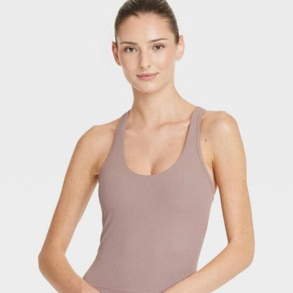 all in motion Tops - Women's Everyday Soft Rib Racerback Cropped Support Tank Top - Never Worn